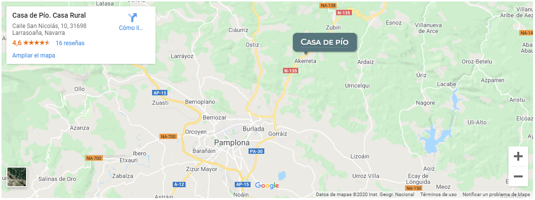 Mapa situacin de Casa de Po